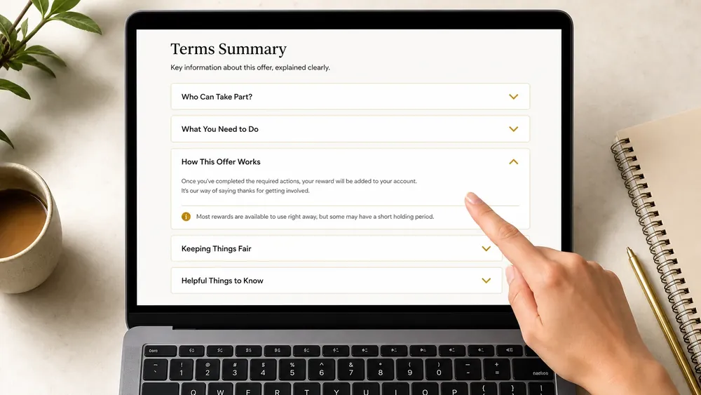 Welcome Offer, Sign Up Bonus and New Customer Deals